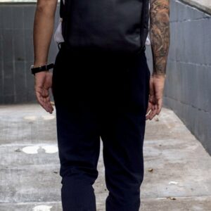 BLACK HARDWARE BACKPACK
