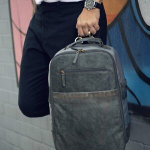 GRAY HARDWARE BACKPACK